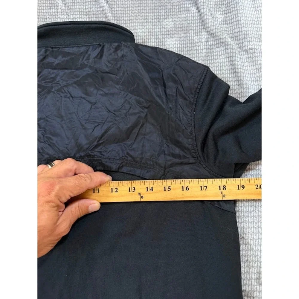 Under Armour Tribe Full Zip Track Jacket Mens Medium Black Athletic Warm Up Coat